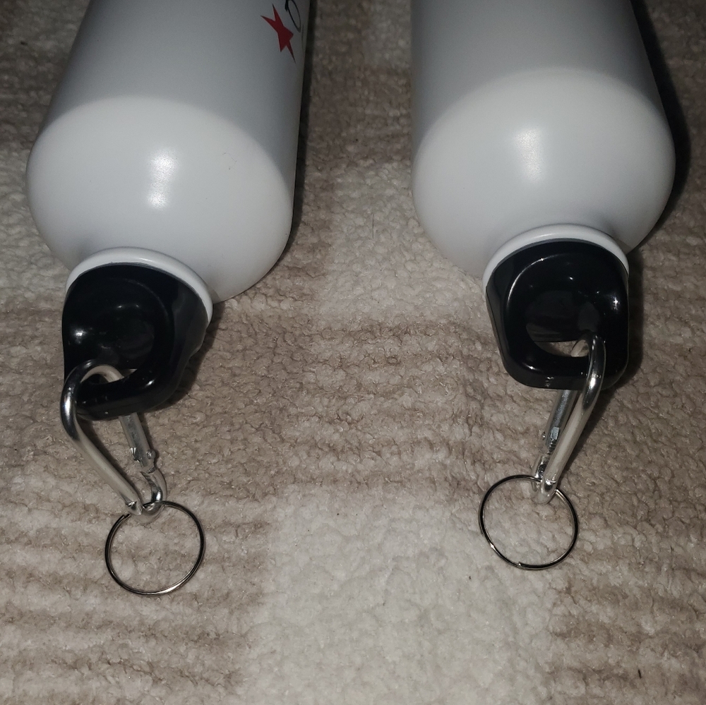 5 for $25 | NWOT Macy's Logo Stainless Steel Water Bottle Set with Sticker Sheet - Picture 7 of 8